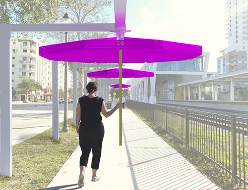“shade Parade” Blends Public Art And Much Needed Protection From The