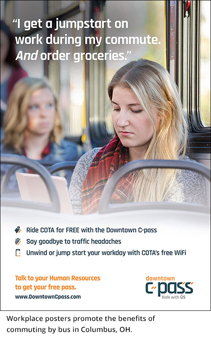 Free bus rides reduce parking shortage – Downtown Development Center